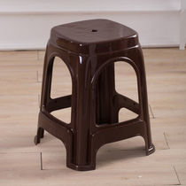 Plastic stool thickened plastic cooked rubber stool home fashion simple modern economic bench high stool dining table stool adult
