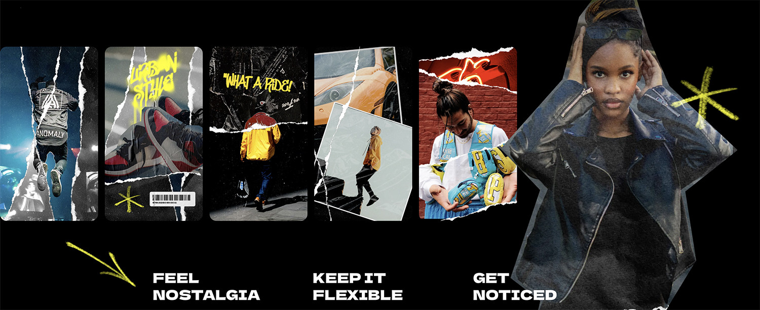 MotionVFX - mCollage Paper Rip 83种潮流前卫时尚美学趣味撕纸塑料纹理涂鸦笔画拼贴元素/标题文本动画/贴纸动画/宝丽来照片视频叠加效果转场过渡FCPX插件