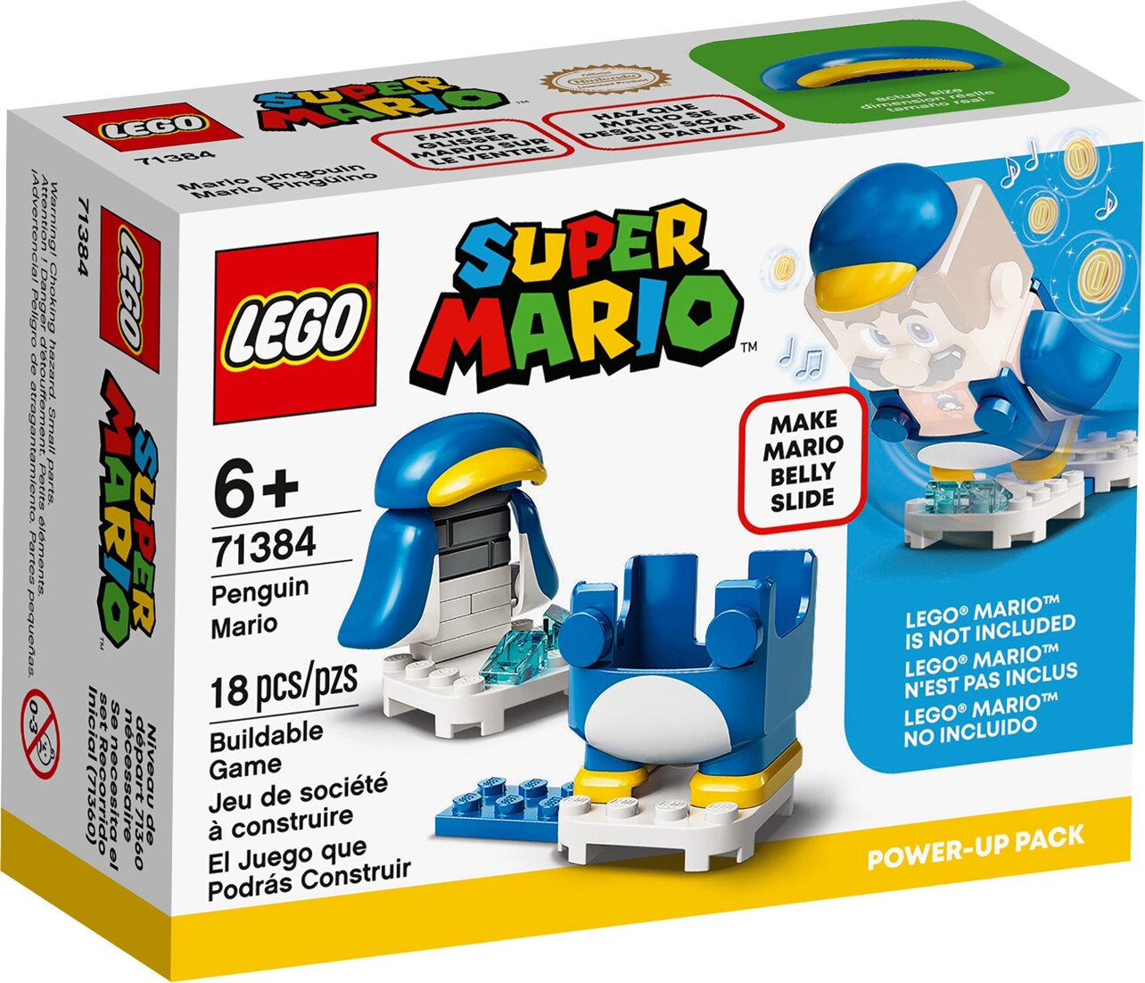 Yangi Lego 71384 Super Mario seriyasidagi lego pingvin terisi SF Shipping