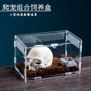 Caple Akliey Crazy Pet Box маленькая коробка размножения ящерицы -ящерица