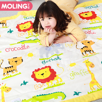 Baby air conditioning is covered by childrens summer cool quilt cotton thin quilt kindergarten nap baby quilt summer quilt