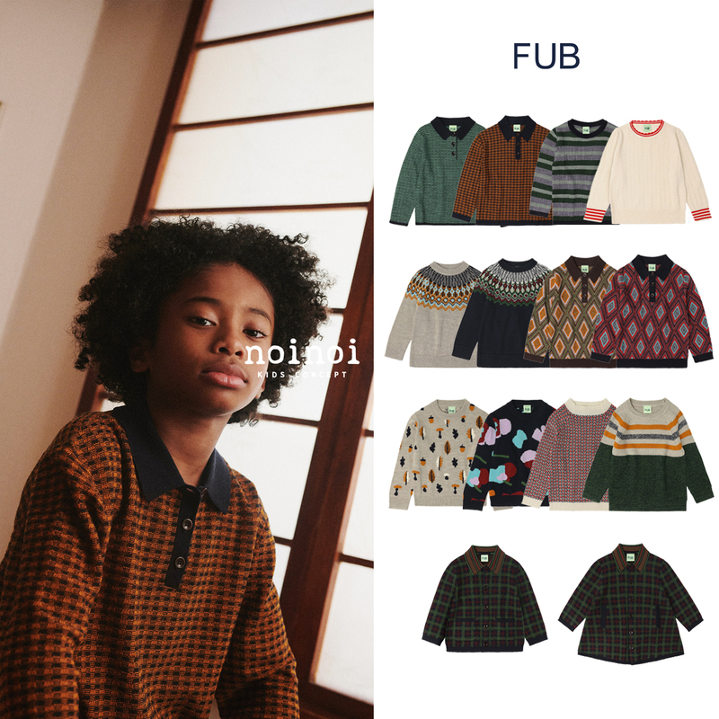 In Stock Danish Fub Children's Merino Wool Base Layer Sweater Polo Shirt