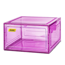 Athlétisme Elite Spikes Box Multifunction Magnétique Magnétique Pointure Transparent contenant de la chaussure Boite Folding Shoe Cabinet