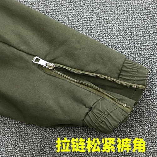 Утепленный камуфляжный износостойкий хлопковый эластичный комплект для работы, рабочая одежда