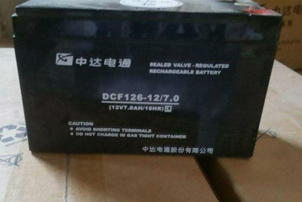 Taeda Zhongda Dentsu storage battery 12V7AH DCF126-12 7 0 free of maintenance lead-acid UPS DC screen use