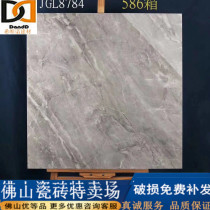 Polished wood tile anti-slip wear resistant floor tile living room floor tile 800x800 tile 600x600 glass tile