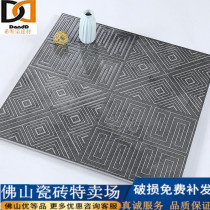 Classical brick tile floor tile 600X600 living room dining room non-slip floor tile antique brick industrial style retro brick