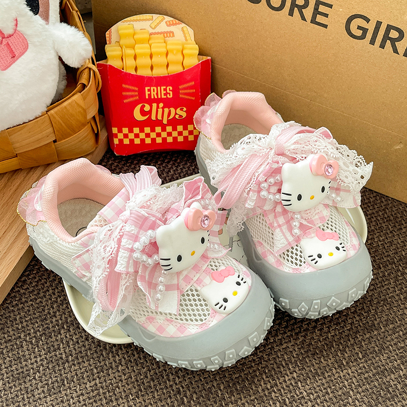 Girls' Sports Shoes Single Mesh Breathable Summer 2026 New Cartoon Kt Cute Kidsren's Casual Shoes Baby Forrest Gump Shoes Girls' Sports Shoes Single Mesh Breathable Summer 2026 New Cartoon Kt Cute Kidsren's Casual Shoes Baby Forrest Gump Shoes