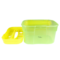 Cavassion Horse Brushing Tool Box Stable Supplies Storage Randomly Colored Lodge Horse Equipment 8801044