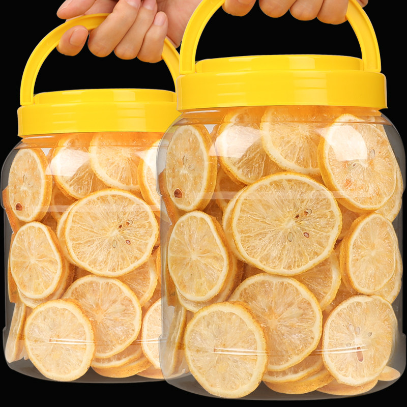 Freeze-dried lemon slices lemon dried honey lemon tea summer soaked water drink flower tea fruit tea tea bags individually packaged
