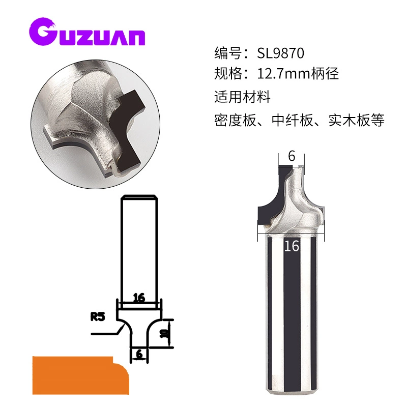 Kim Cương Chắc Chắn Dao Cắt Tủ Cửa Bảng Edge Cắt Bước Nhỏ Tròn Cạnh Dao Chamfering Cắt Dụng Cụ Làm Rau Cau mũi cắt cnc mũi cnc gỗ Dao CNC