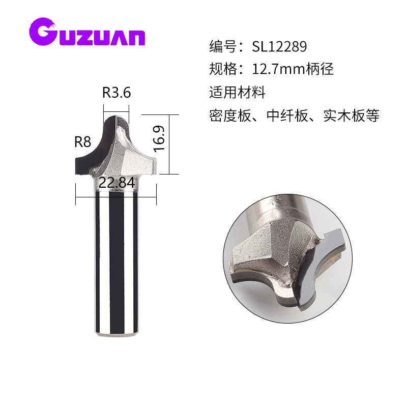 Kim Cương Chắc Chắn Dao Cắt Tủ Cửa Bảng Edge Cắt Bước Nhỏ Tròn Cạnh Dao Chamfering Cắt Dụng Cụ Làm Rau Cau mũi cắt cnc mũi cnc gỗ Dao CNC