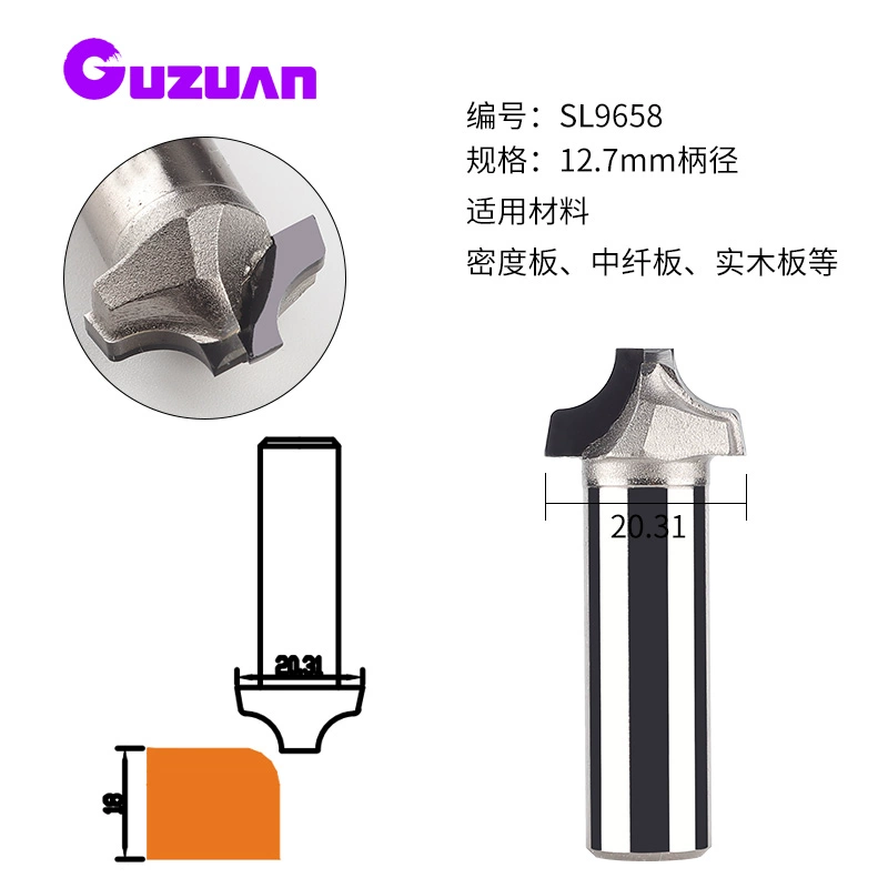 Kim Cương Chắc Chắn Dao Cắt Tủ Cửa Bảng Edge Cắt Bước Nhỏ Tròn Cạnh Dao Chamfering Cắt Dụng Cụ Làm Rau Cau mũi cắt cnc mũi cnc gỗ Dao CNC