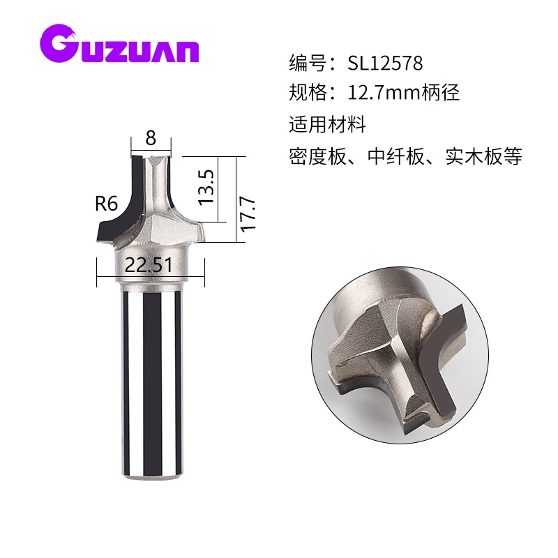 Kim Cương Chắc Chắn Dao Cắt Tủ Cửa Bảng Edge Cắt Bước Nhỏ Tròn Cạnh Dao Chamfering Cắt Dụng Cụ Làm Rau Cau mũi cắt cnc mũi cnc gỗ Dao CNC