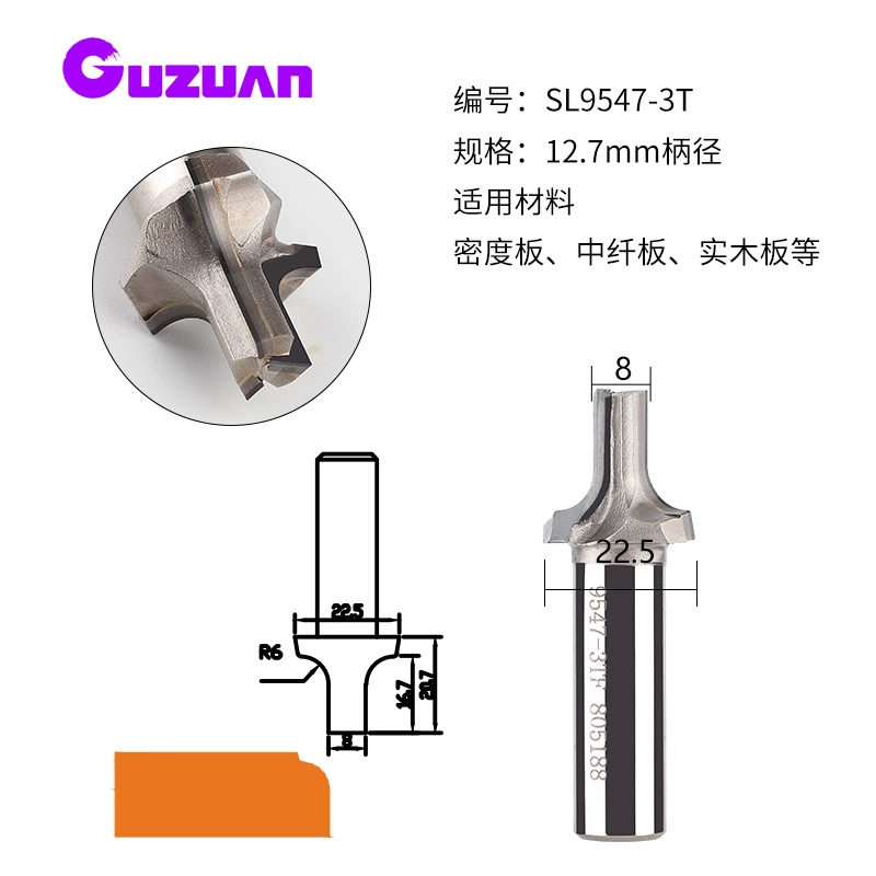 Kim Cương Chắc Chắn Dao Cắt Tủ Cửa Bảng Edge Cắt Bước Nhỏ Tròn Cạnh Dao Chamfering Cắt Dụng Cụ Làm Rau Cau mũi cắt cnc mũi cnc gỗ Dao CNC