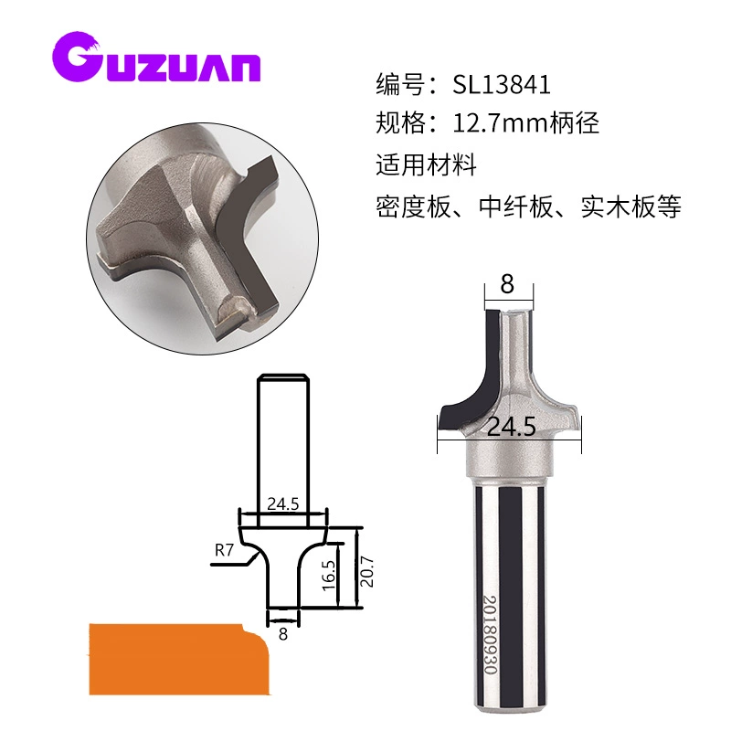 Kim Cương Chắc Chắn Dao Cắt Tủ Cửa Bảng Edge Cắt Bước Nhỏ Tròn Cạnh Dao Chamfering Cắt Dụng Cụ Làm Rau Cau mũi cắt cnc mũi cnc gỗ Dao CNC
