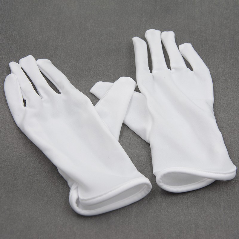 Перчатки для йоги 珠宝店导购专业直播手套黄金钻石黑色薄款弹力礼仪戒指奢侈品手套 Other