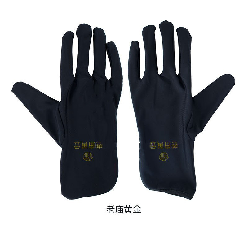 Перчатки для йоги 珠宝店导购专业直播手套黄金钻石黑色薄款弹力礼仪戒指奢侈品手套 Other