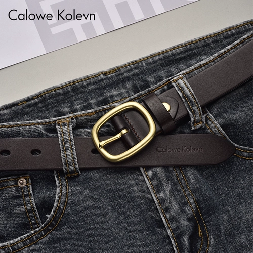 Ремень, кожаные джинсы, из натуральной кожи, воловья кожа