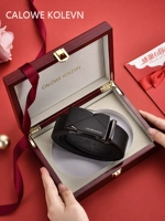 Цвет пистолета (голова-слой желтой кожи) [подарочная коробка из красного дерева]