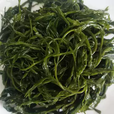Fresh salted Sargassum grass firecracker bamboo shoots seagrass kelp seaweed kelp longevity vegetables spirulina cold hot pot hotel ingredients