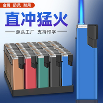 50 upscale windproof lighters customized to make printed word metal inflatable disposable lighter large capacity durable