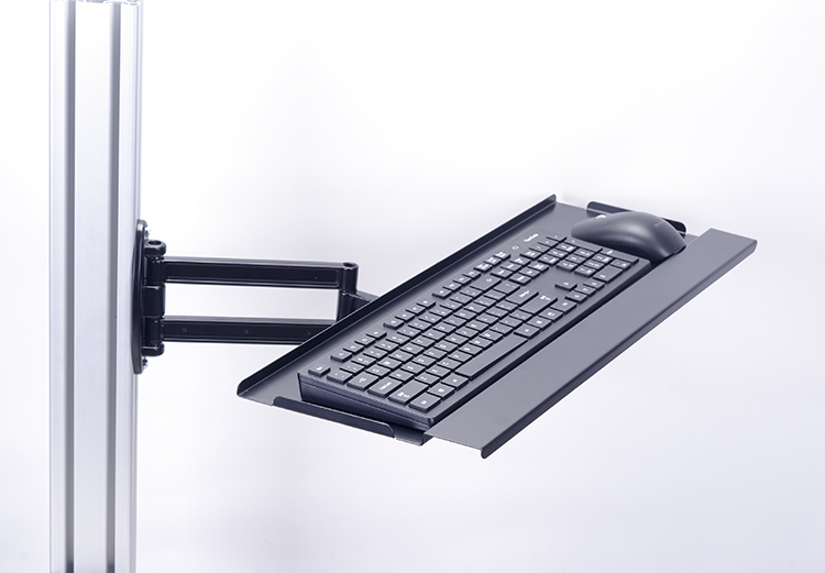 Racing Simulator Aluminum Bracket Dedicated Disc Wall Mount Telescopic Adjustment Handle Wireless Mouse Rotating Keyboard Mount