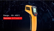 Oil temperature grab 60 yuan an infrared thermometer industrial high-precision temperature measuring gun high temperature oil temperature grab kitchen