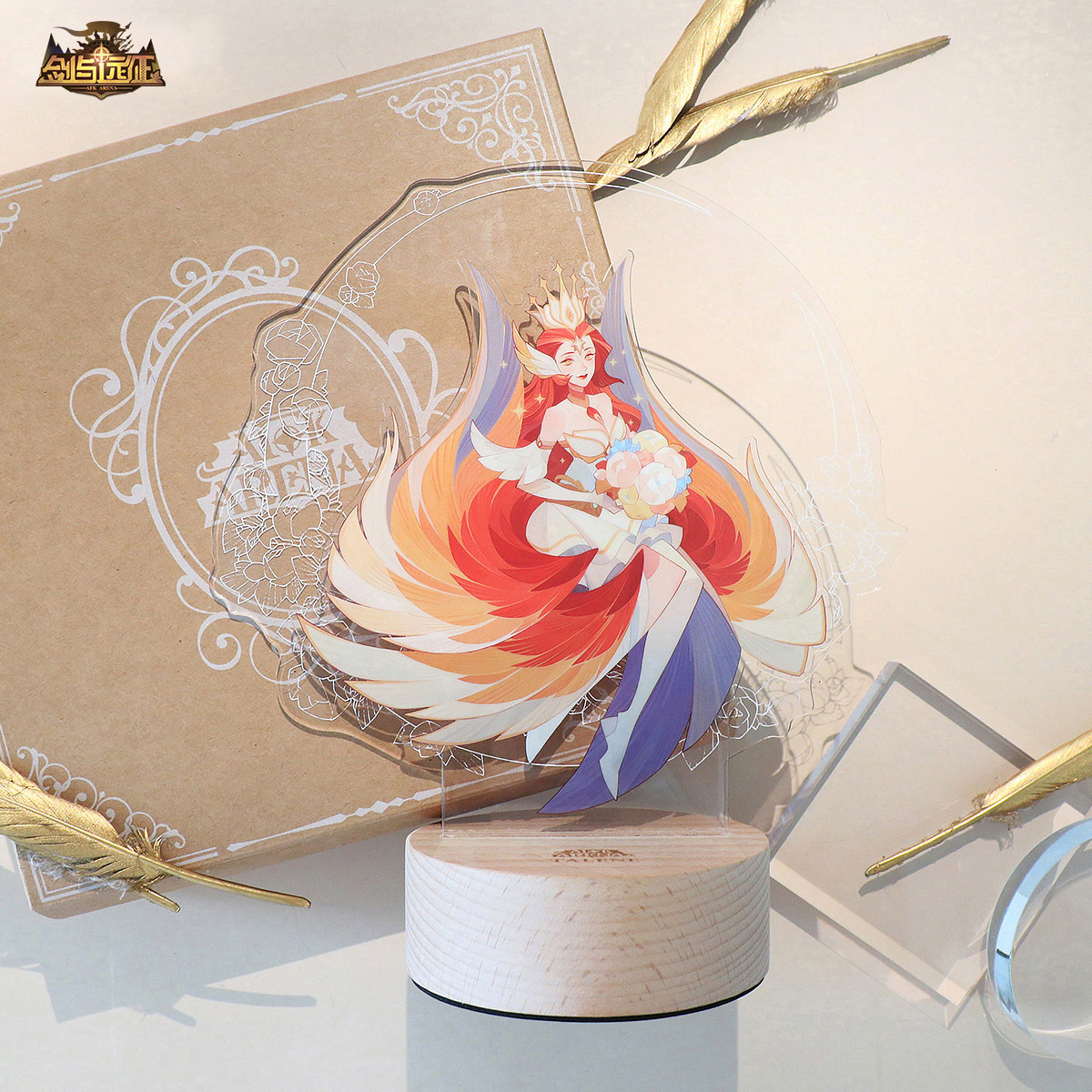 (Lilith Sword and Expeditions) Oath About Wing Tarine Phoenix Character Stand Lights Game Perimeter Swing