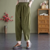 Летние шорты для отдыха, штаны для матери, для среднего возраста, коллекция 2023, оверсайз, по фигуре, в западном стиле