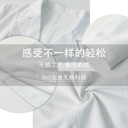 Длинная униформа врача подходит для мужчин и женщин, комбинезон, короткий рукав, делается под заказ, с печатью вашего логотипа