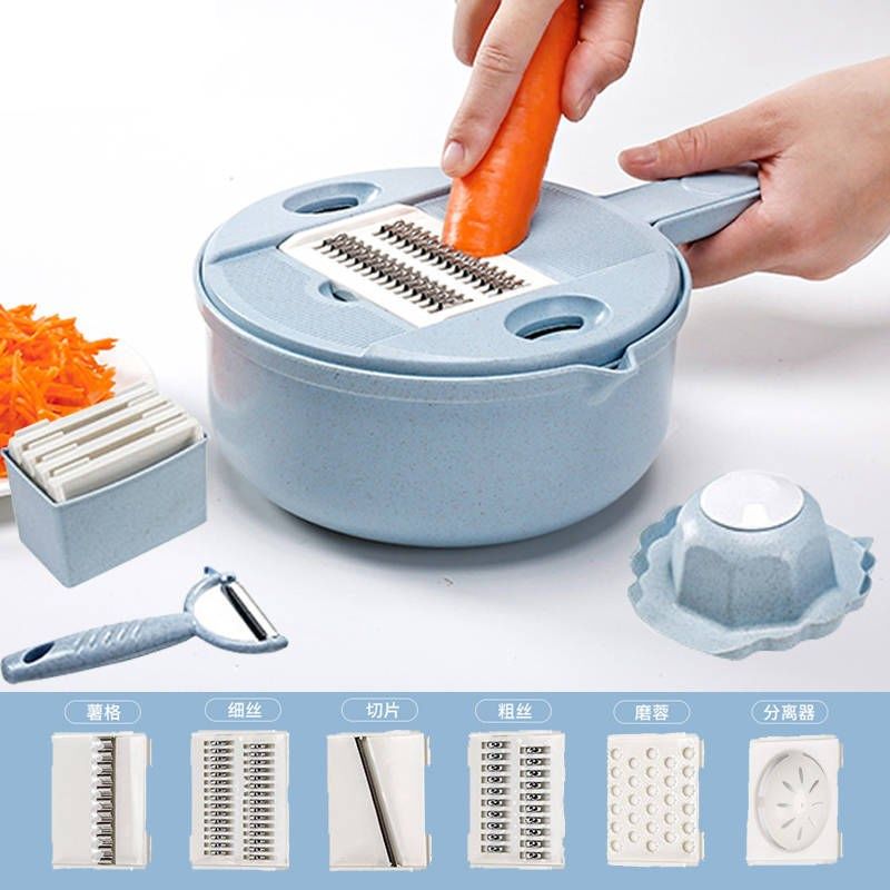 Cayu vegetable cutter potato shredded grater grater multi-function grater slicing and cutting radish kitchen artifact