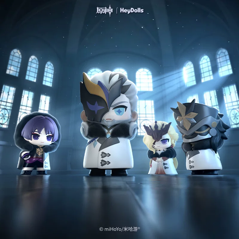 [Готовые запасы, быстрая релиз] Супай Genshin Impact Fool Executive Series Q версии blind box box egg официальный подлинный продукт