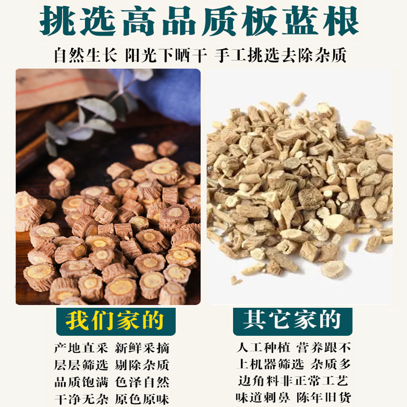 野生板蓝根500g!中药界的“天然清热王”真的这么神?!-其他药食同源食品-淘宝好物网