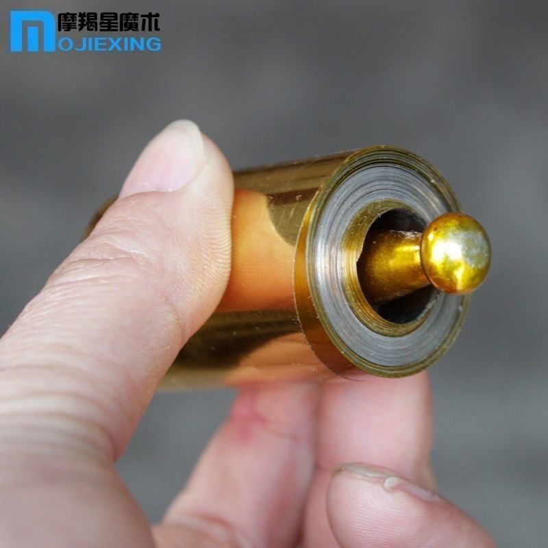 Gold Stirrup Metal Steel Slurpstick Flex Bar Stage Suit Pinball Magic Props Sun Epiphany Magic Wand