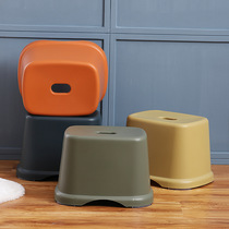 Household stool thickened childrens plastic stool cartoon foot stool kindergarten baby learning low stool changing shoe chair plastic stool