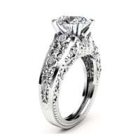 Silver Plated Jewelry Women's Fashion Jewelry Pattern Gemsto