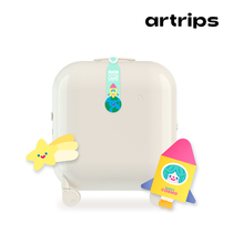 (RiCO joint perimeter) artrips Baggage Card Tide Play Cute-listed tie bar suitcase boarding pass