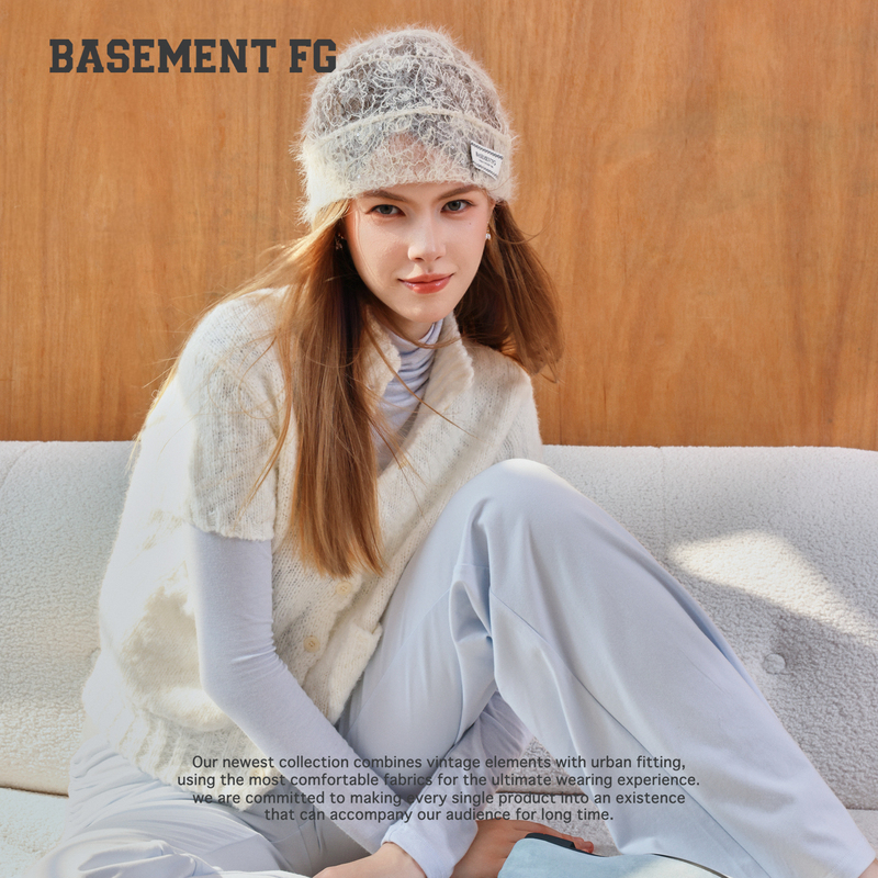 Basementfg Wool Knitwear Short-Sleeved 26 Autumn and Winter New Button Knitwear 263020034102