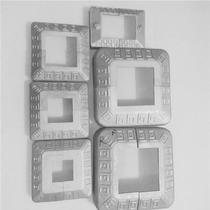 Aluminum wall guardrail armrail square pipe decoration cover staircase square assembly floor frame