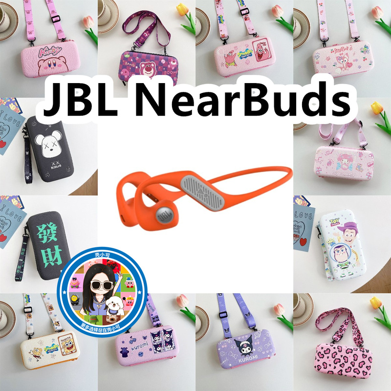 Suitable for Jbl Nearbuds Bone Conduction Earphones, Cartoon Eva Protective Case, Power Cord Storage Bag Suitable for Jbl Nearbuds Bone Conduction Earphones, Cartoon Eva Protective Case, Power Cord Storage Bag