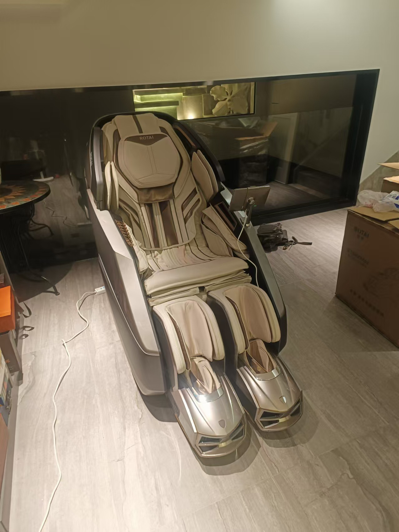 Массажное кресло Rongtai home для всего тела, роскошная космическая капсула, автоматический многофункциональный массажный диван RT8800MAX Изображение 1