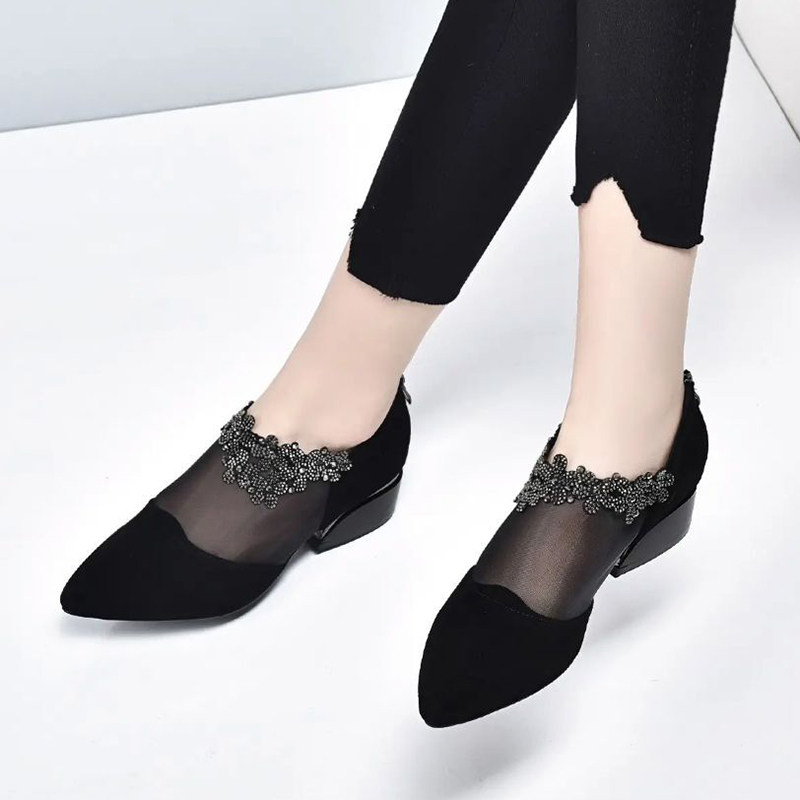 The new spring and autumn sandals in 2022 new spring and autumn sandals water drilling air and breathable mesh for summer shoes