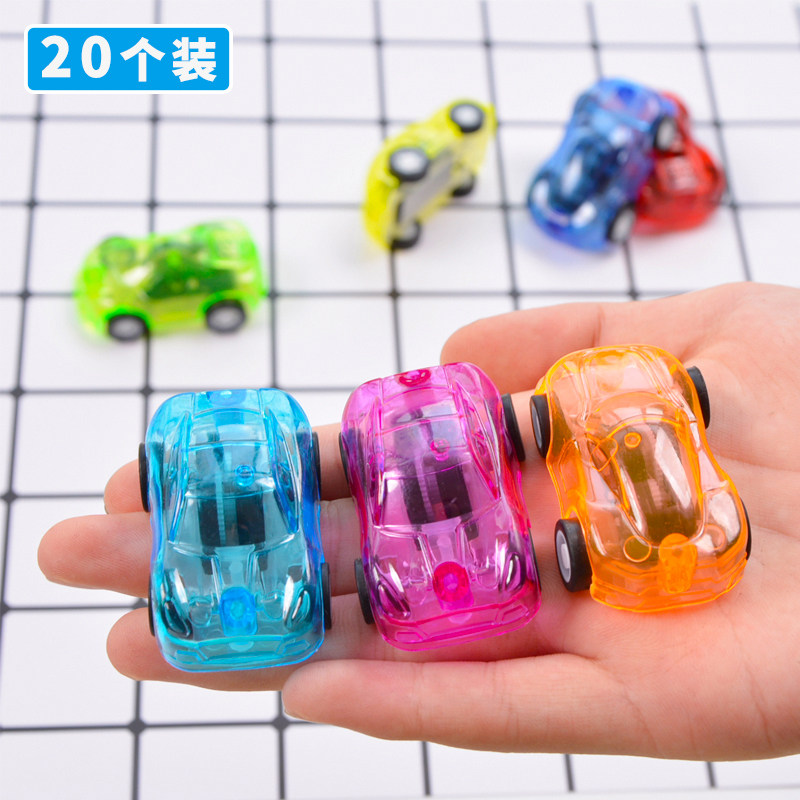 Small car toy child resistant to fall transparent back force car inertia hooked up to your car Baby kindergarten Puzzle Prize Gift