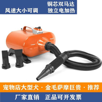 Pet dog water blower high power silent dual motor hair dryer golden retriever large dog pet shop hair dryer