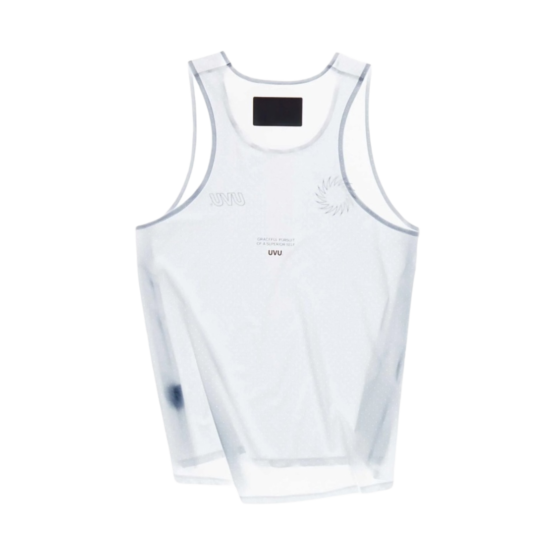 Uvu running vest: breathable and sweat-wicking, with perforated