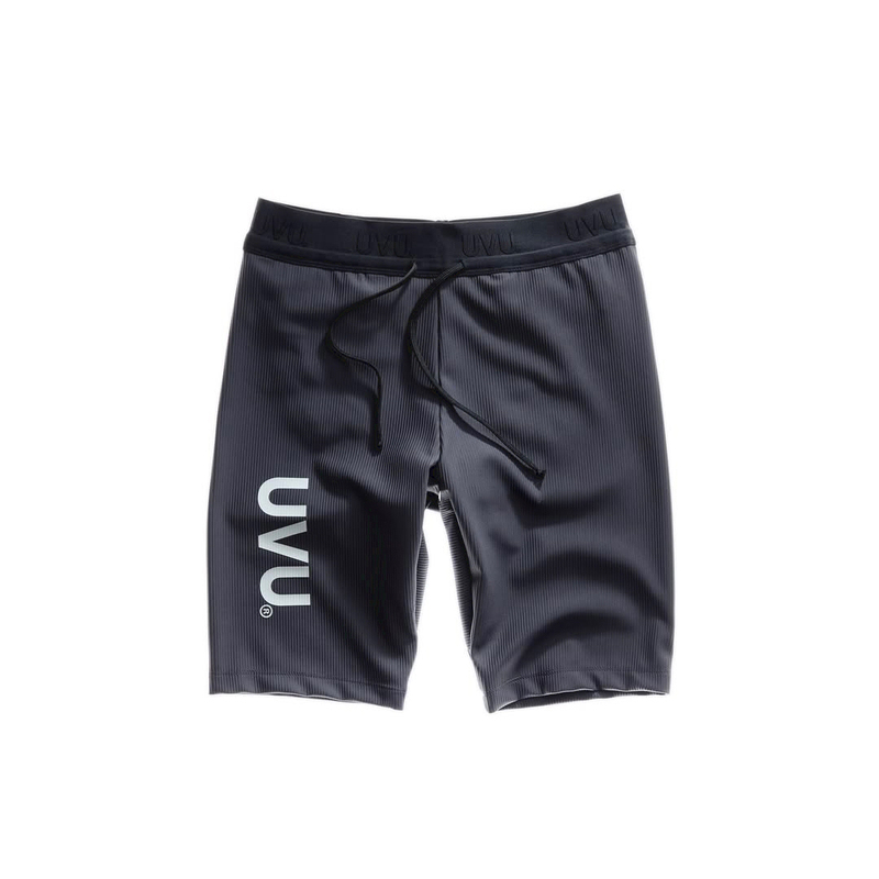 Uvu Half Tights Sports Running Tight-Fitting Quick-Drying Shorts with Letter Logo