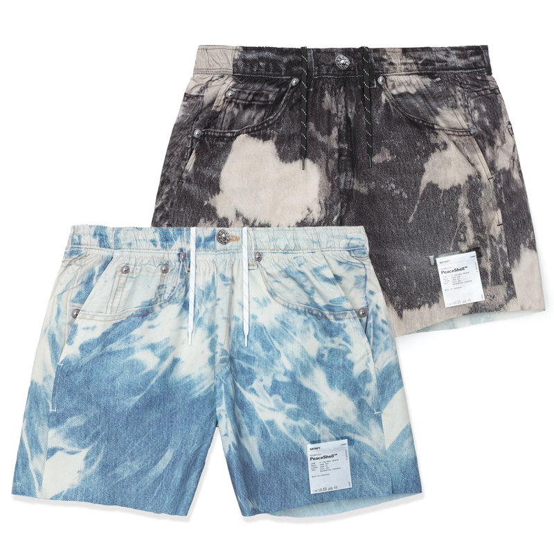 Satisfy Peaceshel 5inch Unlined Running Shorts Men's Lightweight Quick-Drying Bleached Denim Shorts Satisfy Peaceshel 5inch Unlined Running Shorts Men's Lightweight Quick-Drying Bleached Denim Shorts