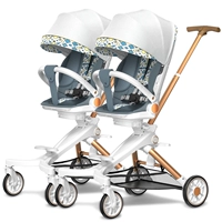 Двойная белая рама Lingbai Pippen-Lying 178 градусов+360 градусов вращение