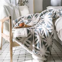 Small blanket thickened winter cover legs by children living dormitory office car sleeping winter cover foot blanket double layer